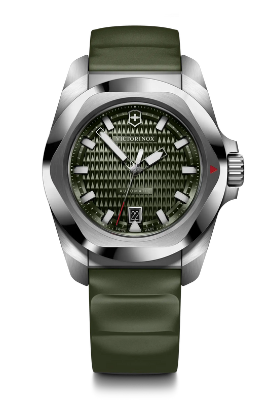 Victorinox I.N.O.X. Automatic 41 MM Green Bracelet Green Dial Watch 242017.1