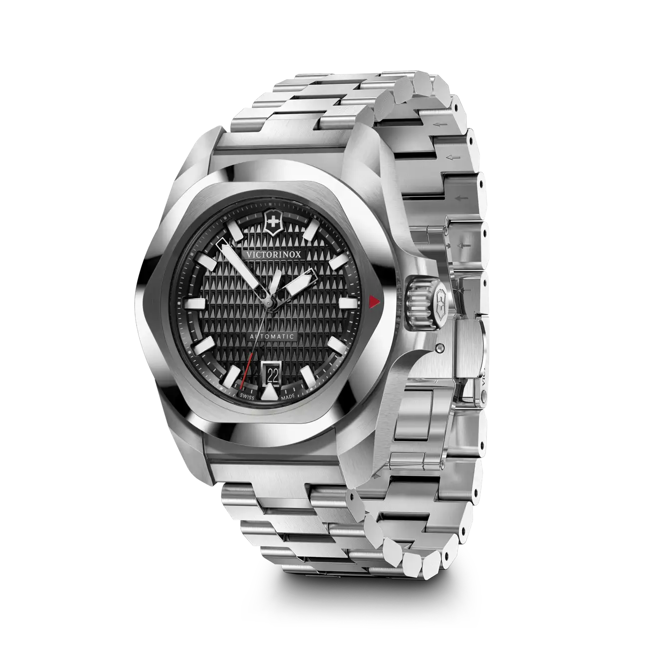 Victorinox I.N.O.X. Automatic 41 MM Silver Bracelet Silver Dial Watch 242019