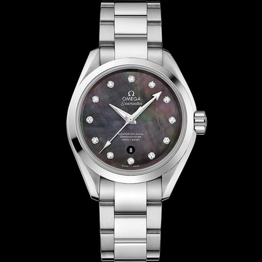 Omega Seamaster AQUA Terra 150M 34 MM Steel Grey Dial Watch 231.10.34.20.57.001