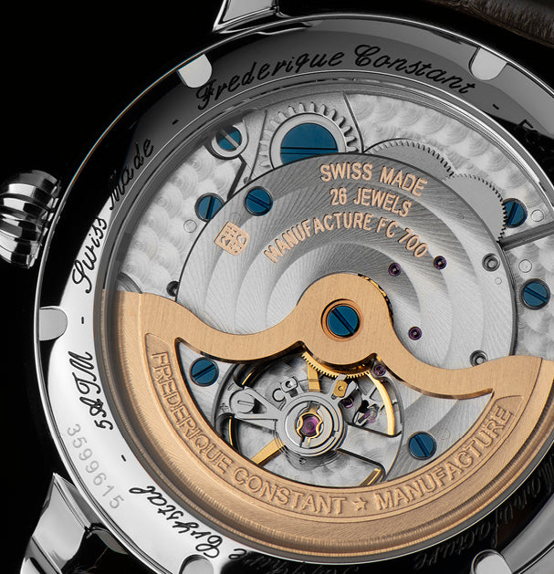 Frederique Classics Worldtimer Manufacture Automatic 42 MM Watch FC-718KWM4H6