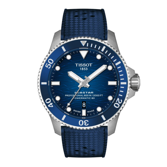 Tissot Seastar 2000 Blue Dial SS 44 MM Watch T120.907.17.041.00