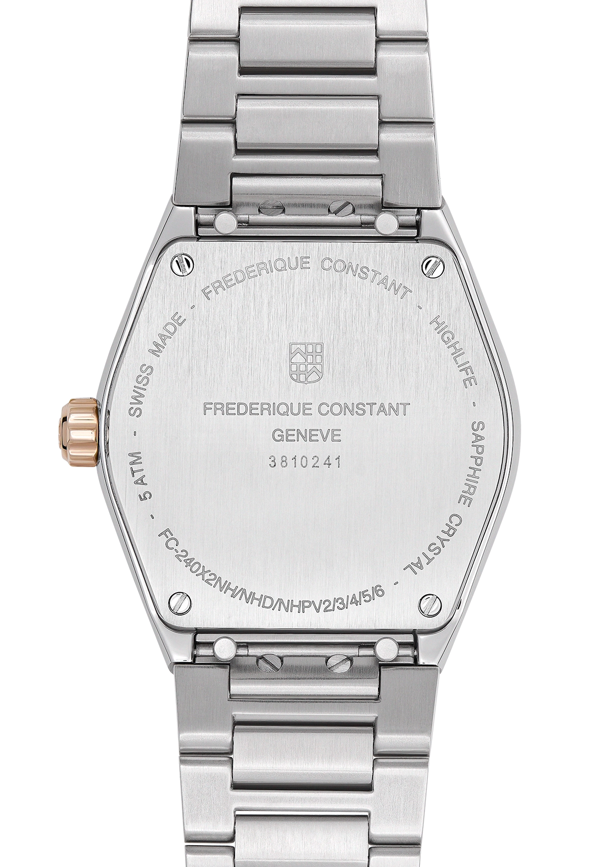Frederique Highlife Quartz 31 MM SS Mother-of-pearl White Dial Watch FC-240MPWD2NH22B