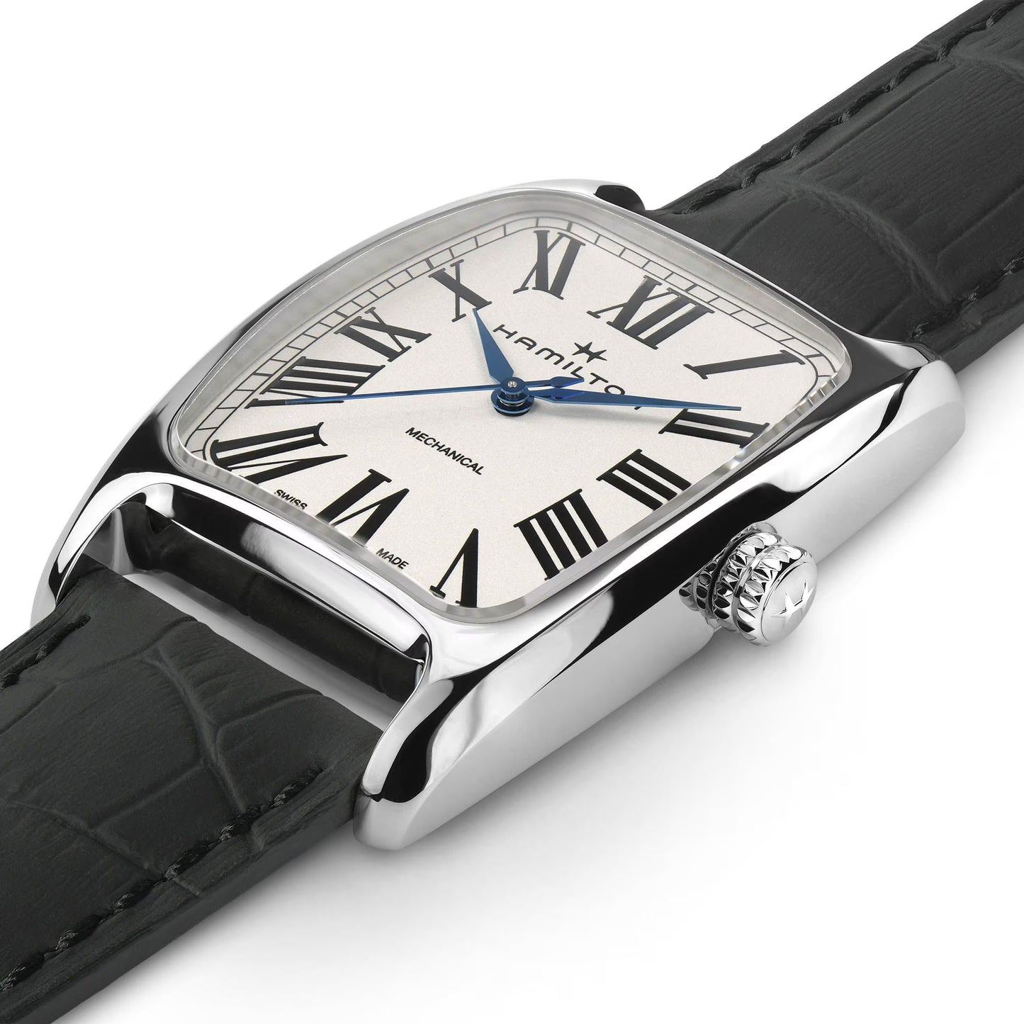 *PRE-ORDER* Hamilton American Classic Boulton Mechanical 34mm x 38mm White Dial Watch H13519711