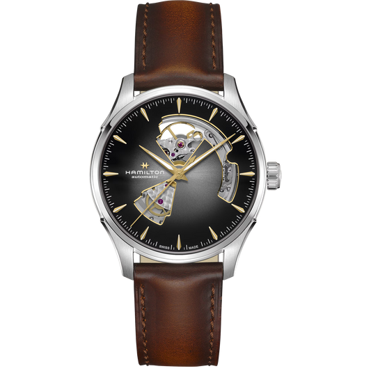 Hamilton Jazzmaster Open Heart Automatic 40 MM Sunray-brushed Dial Watch H32675581
