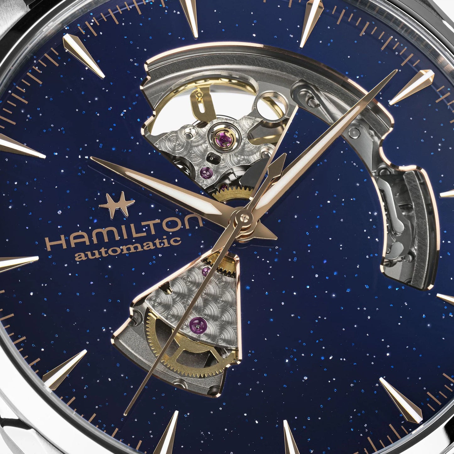 Hamilton Jazzmaster Open Heart Automatic 42 MM Blue Dial Watch H32705640