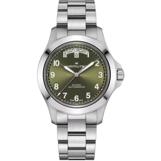 Hamilton Khaki Field King DAY-DATE Automatic 40 MM Green Dial Watch H64475160