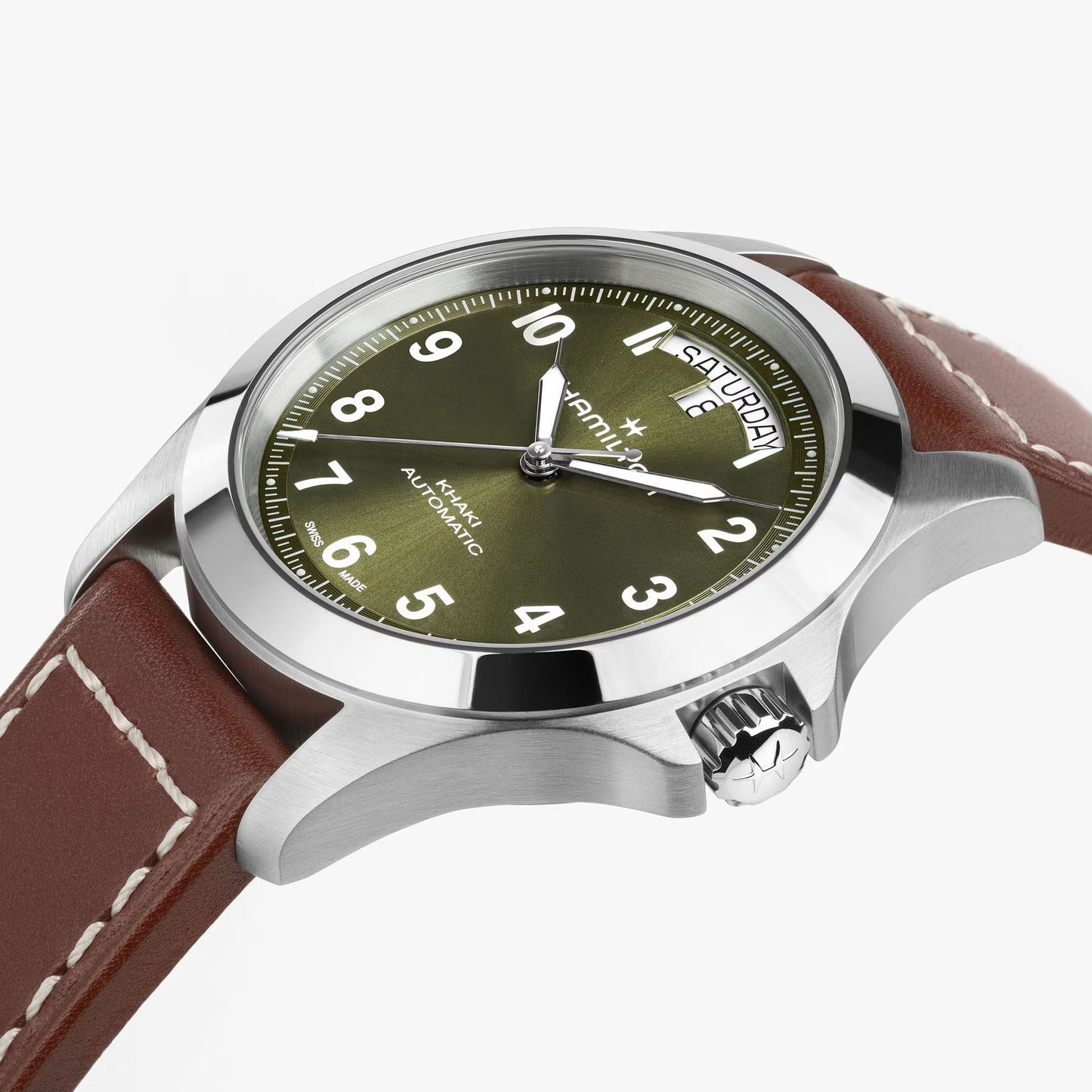 Hamilton Khaki Field King Automatic 40 MM Green Dial Watch H64475560