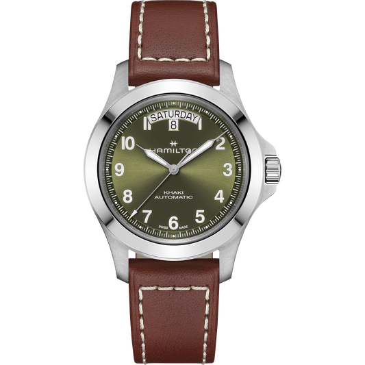 Hamilton Khaki Field King Automatic 40 MM Green Dial Watch H64475560