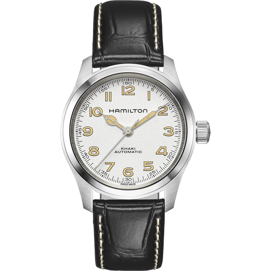 Hamilton Khaki Field Murph 38 MM Stainless Steel White Dial Watch H70405710