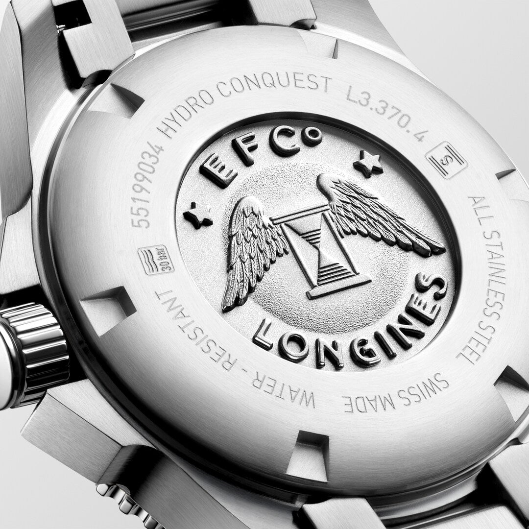 Longines Hydroconquest 32 MM Quartz SS Black Dial Watch L33704566