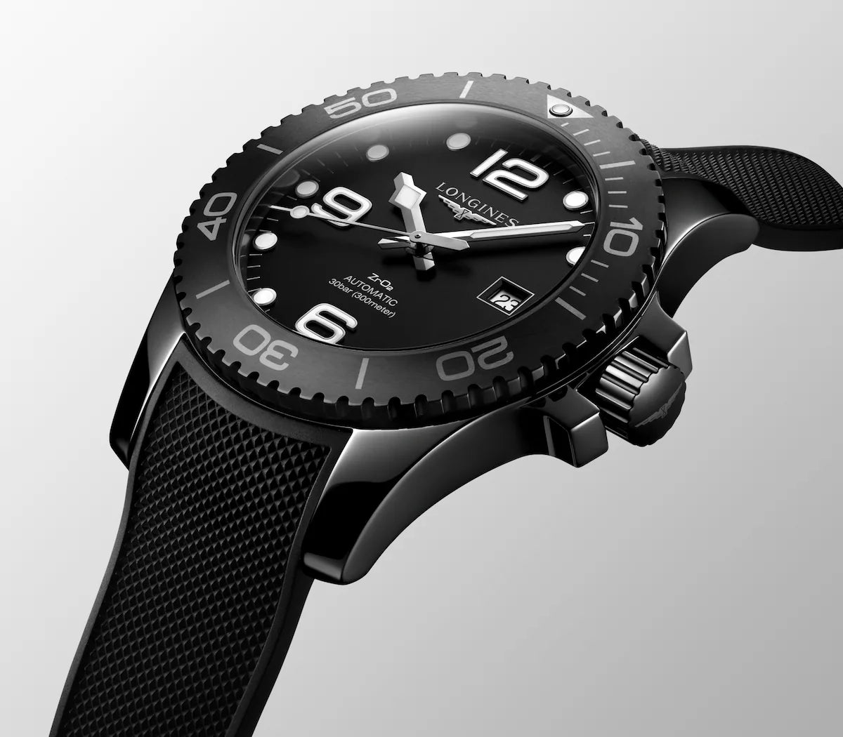 Longines Hydroconquest 43 MM Automatic SS Black Dial Watch L37844569