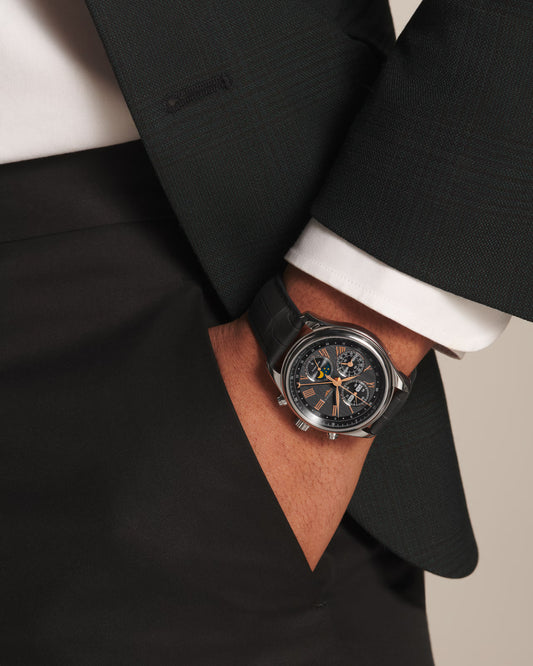*PRE-ORDER* Longines Master Collection Chrono Moonphase 42 MM Automatic Watch - L27734612