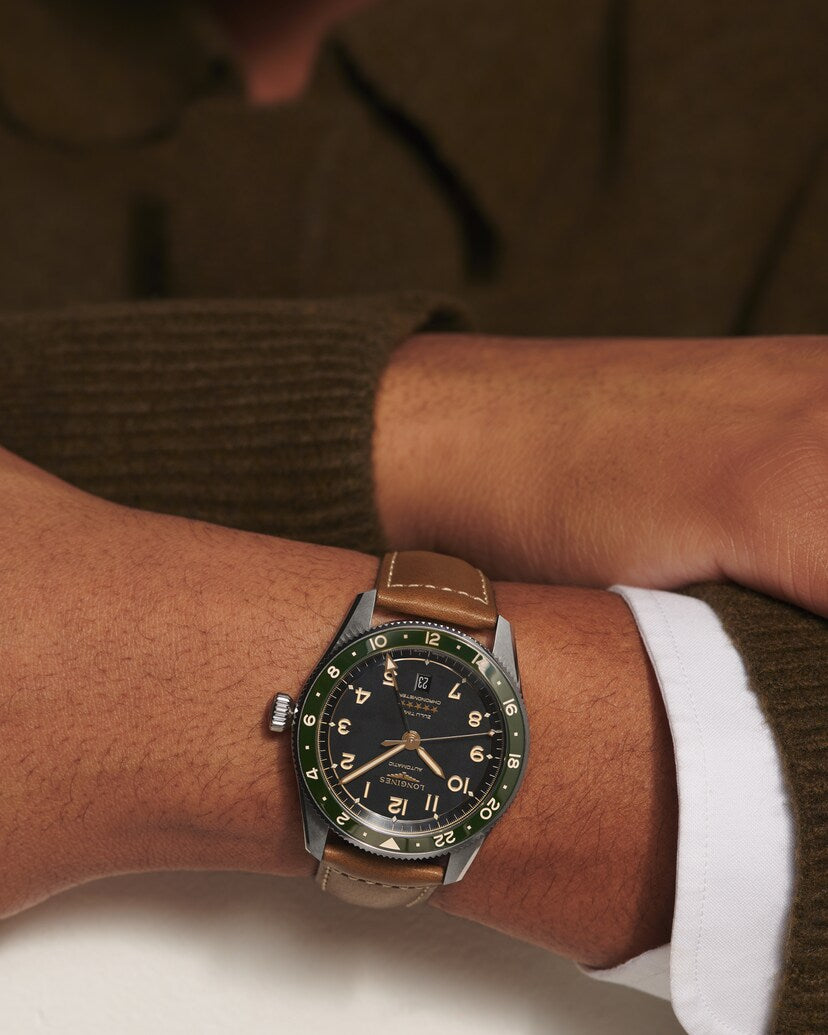 Longines Spirit Zulu Time Automatic 42 MM Anthracite Dial Watch L38124632