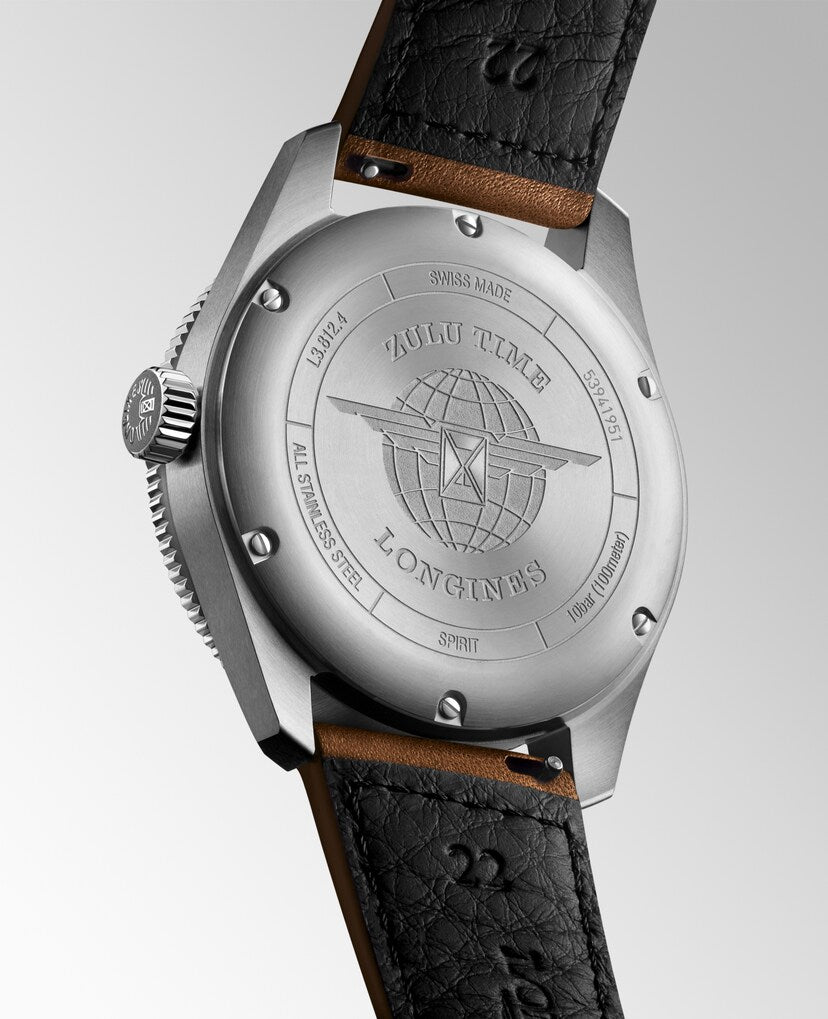 Longines Spirit Zulu Time Automatic 42 MM Anthracite Dial Watch L38124632