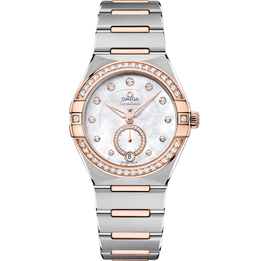 Omega Constellation Small Seconds 34mm White Mother-of-Pearl 131.25.34.20.55.001