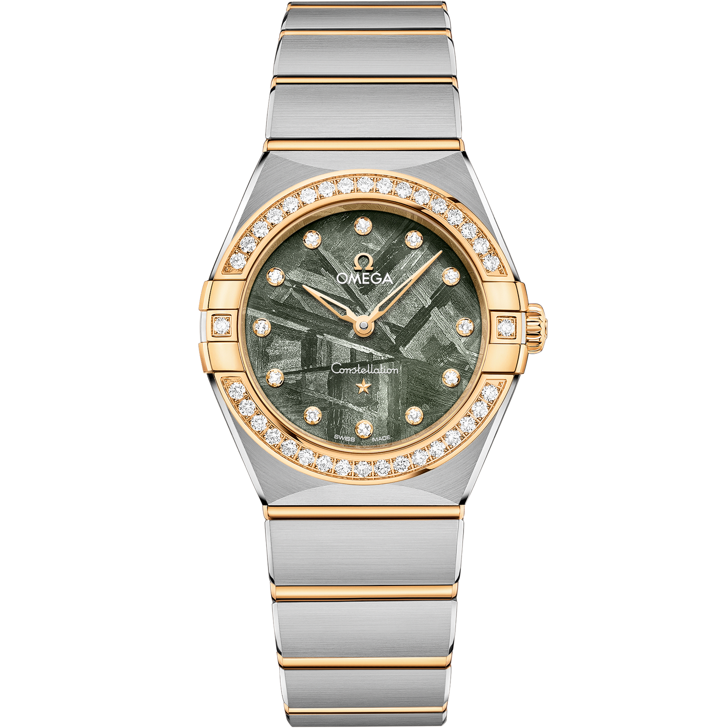 Omega Constellation 28mm Green Meteorite Dial 131.25.28.60.99.002