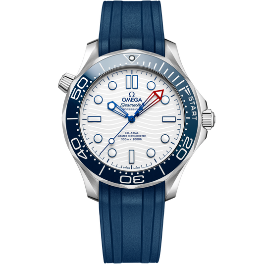 Omega Seamaster Diver 300M America's Cup 42mm White Dial 210.32.42.20.04.002