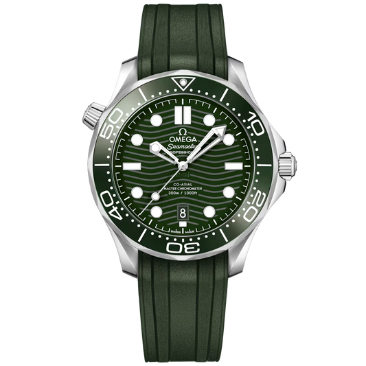 *PRE-ORDER* Omega Seamaster Diver 300M 42 MM Stainless Green Dial Watch 21032422010001