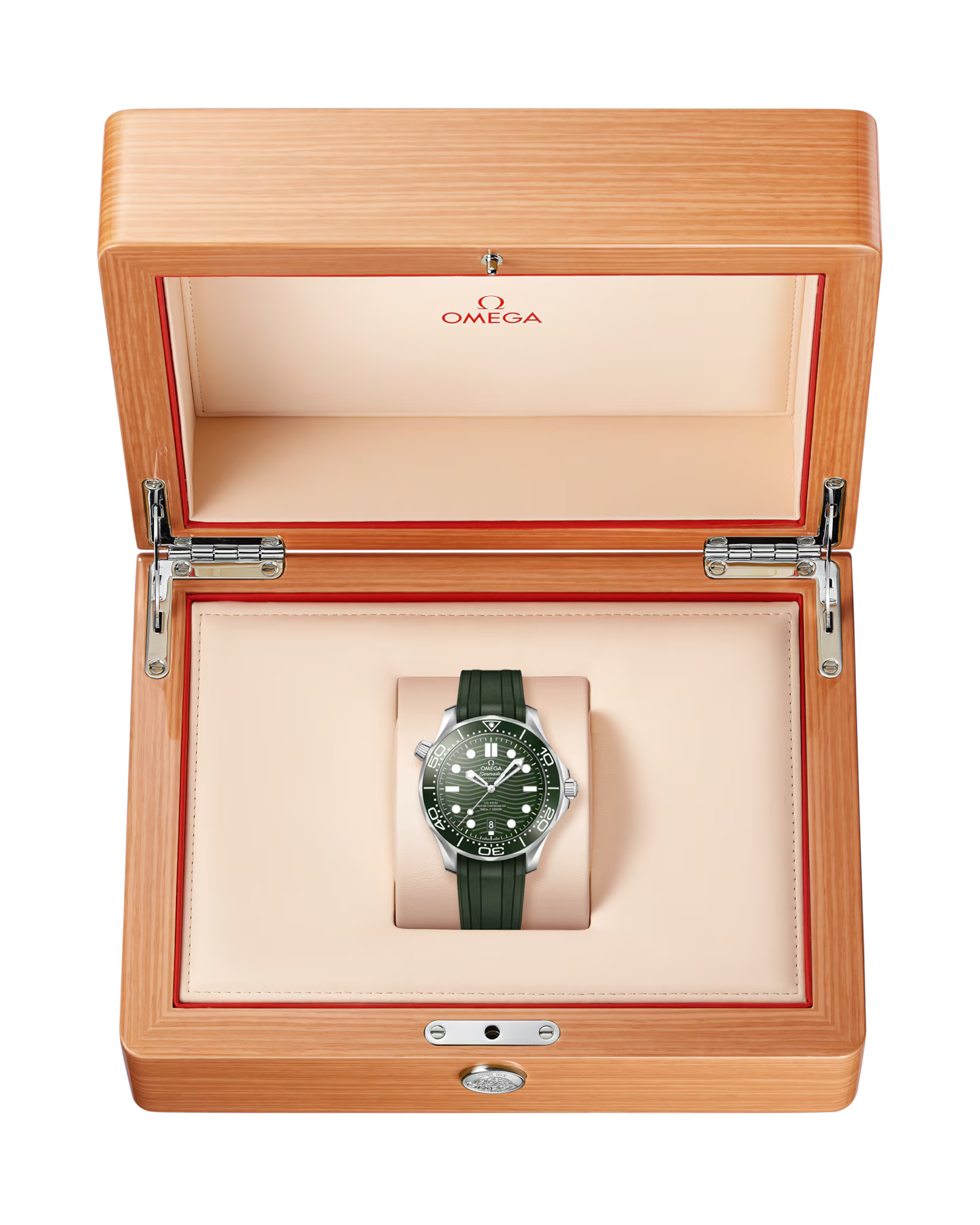 Omega Seamaster Diver 300M 42 MM Stainless Green Dial Watch 21032422010001