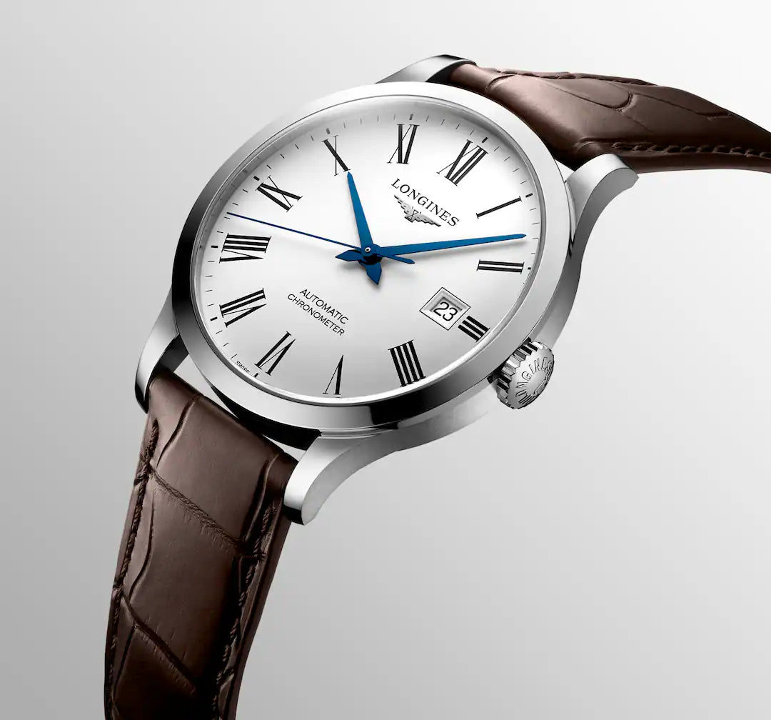 Longines Record Chronometer Automatic Stainless Steel 40 MM Watch L28214112