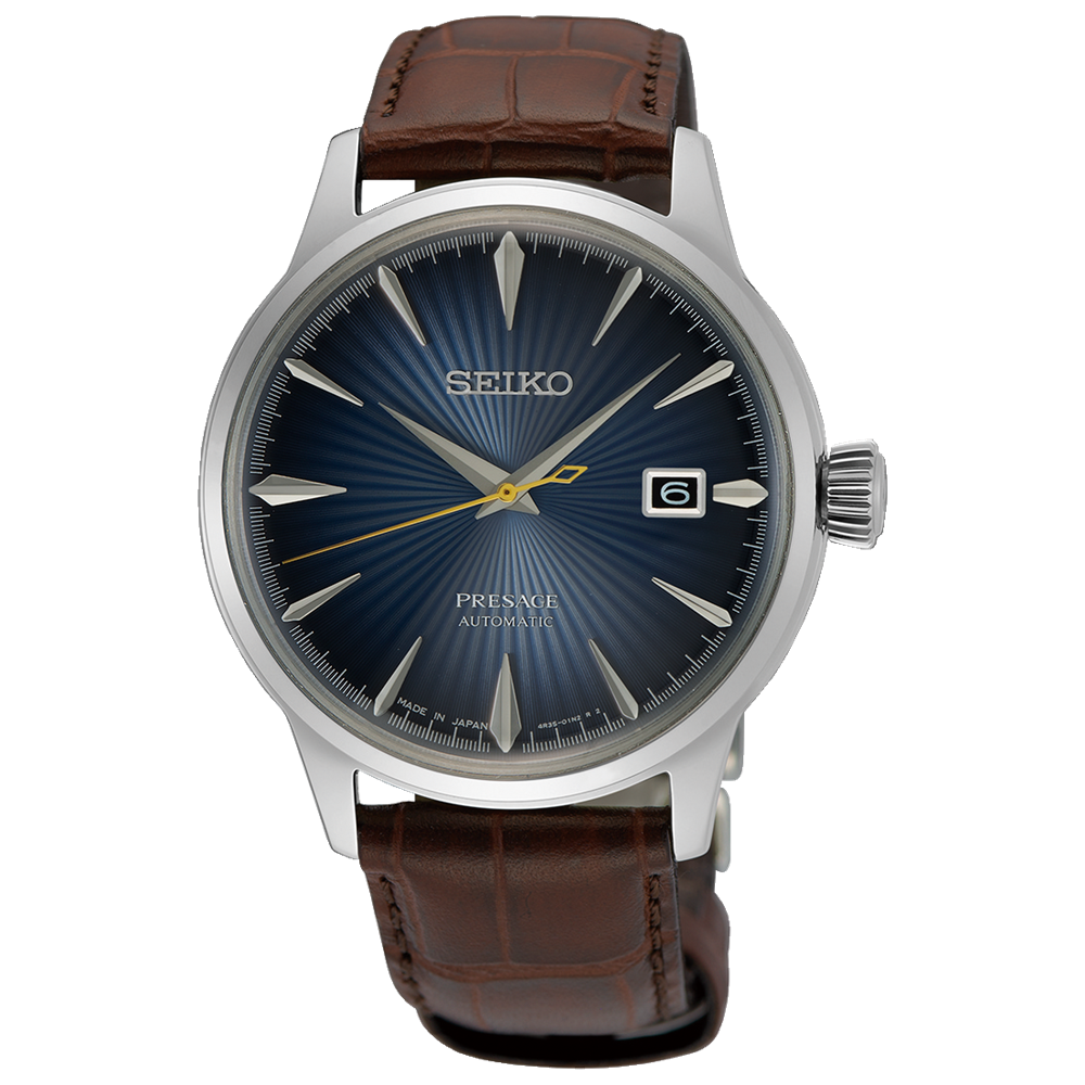 Seiko Presage Cocktail Time 40.5 MM Automatic Stainless Steel Watch SRPK15J1