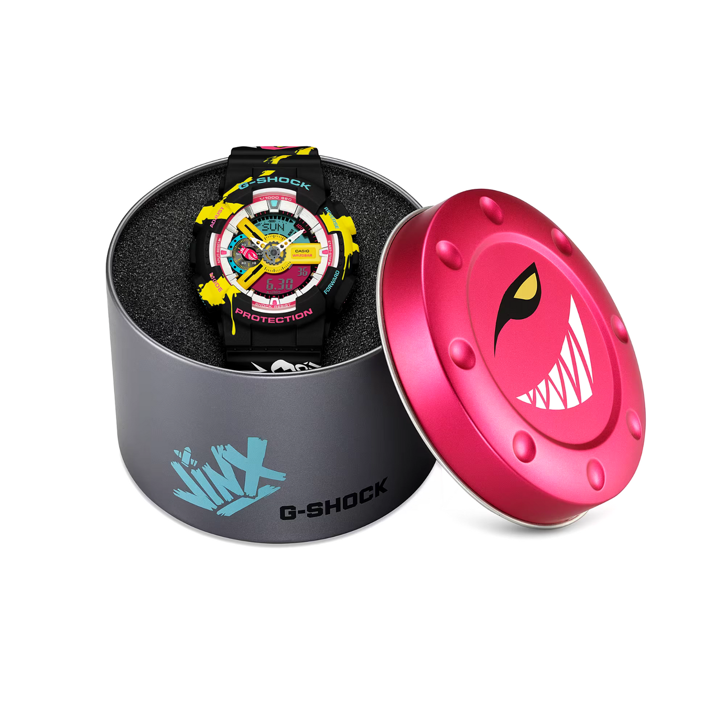 Casio G-Shock League Of Legends JINX Analog Resin Watch - GA-110LL-1