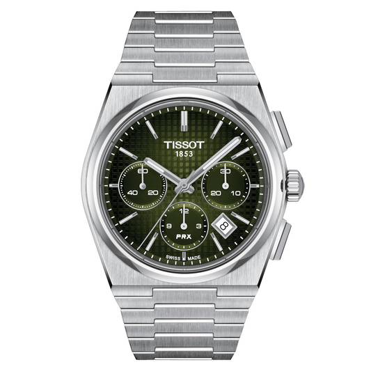 *PRE-ORDER* Tissot PRX Automatic Chronograph 42 MM Green Dial Watch T137.427.11.091.00