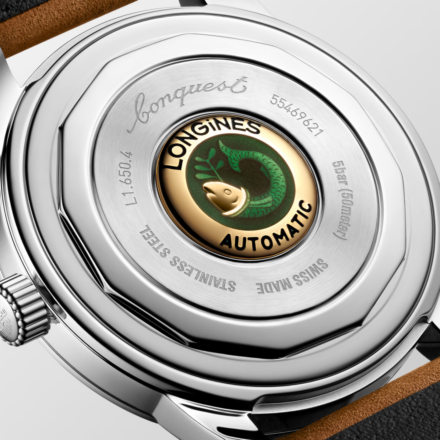 Longines Conquest Heritage 40 MM Automatic Leather Band Watch L16504722