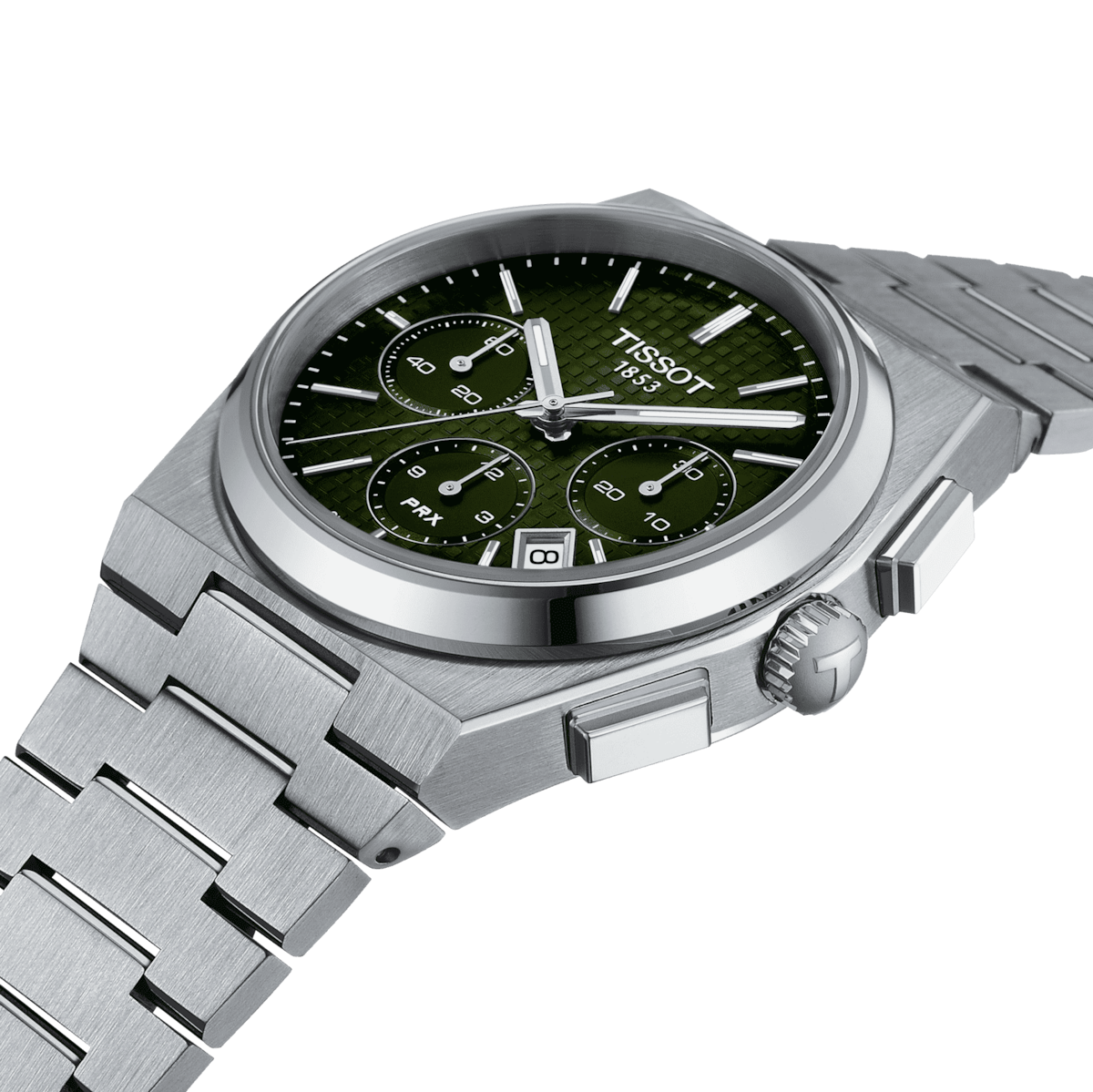 Tissot PRX Automatic Chronograph 42 MM Green Dial Watch T137.427.11.091.00