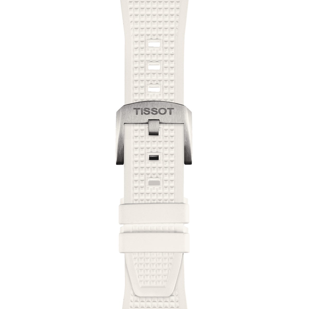 Tissot PRX 40 MM SS White Dial Rubber Bracelet Quartz Watch T137.410.17.011.00
