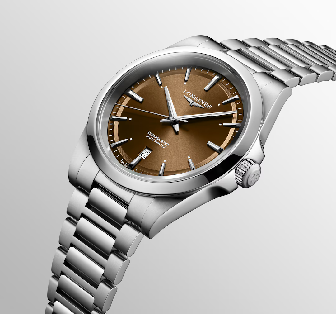 Longines Conquest 41 MM Bronze Dial Automatic Watch L38304626