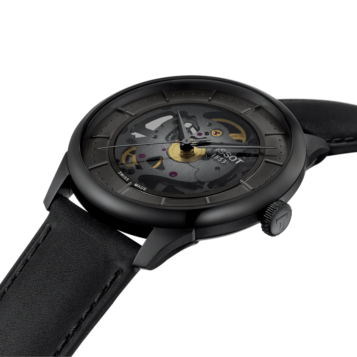 Tissot Chemin Des Tourelles Skeleton 39 MM Full Black Watch T139.836.36.441.00