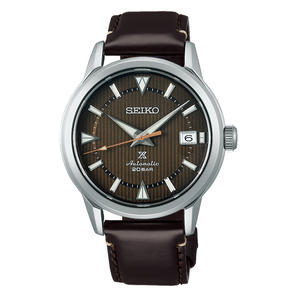 Seiko Prospex Land 38 MM Stainless Steel Automatic Brown Dial Watch SPB251J1