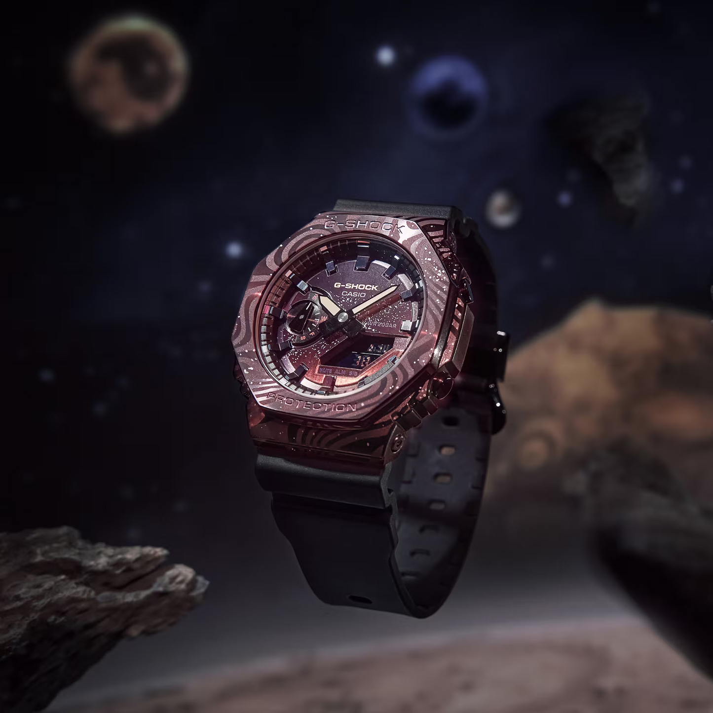 Casio G-Shock Analog Digital Milky Way Limited Edition Watch GM-2100MWG-1