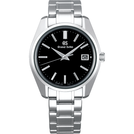 Grand Seiko Heritage Collection Quartz 40 MM Stainless Steel Black Dial Watch SBGP003