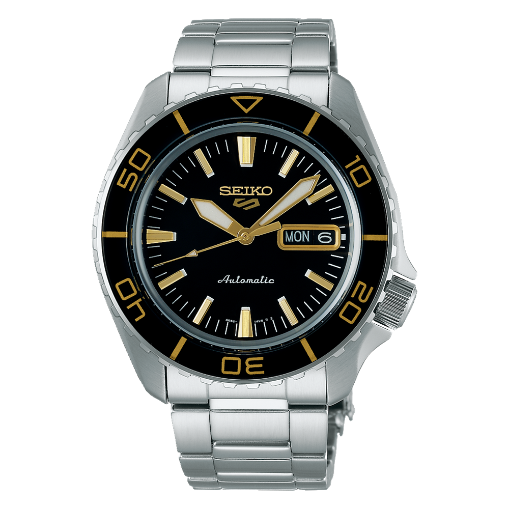 Seiko 5 Sports SKX series 42.5 MM Black Dial SS Automatic Watch SRPK99K1