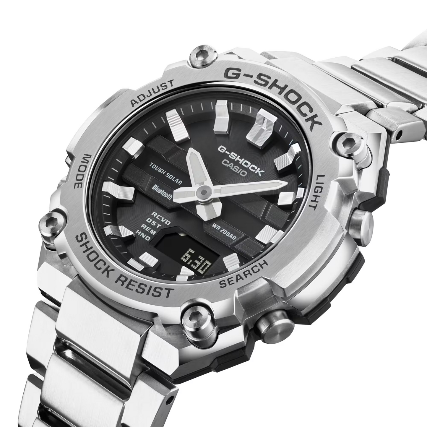 Casio G-Shock G-Steel Bluetooth Solar Full Stainless Steel Watch GST-B600D-1A