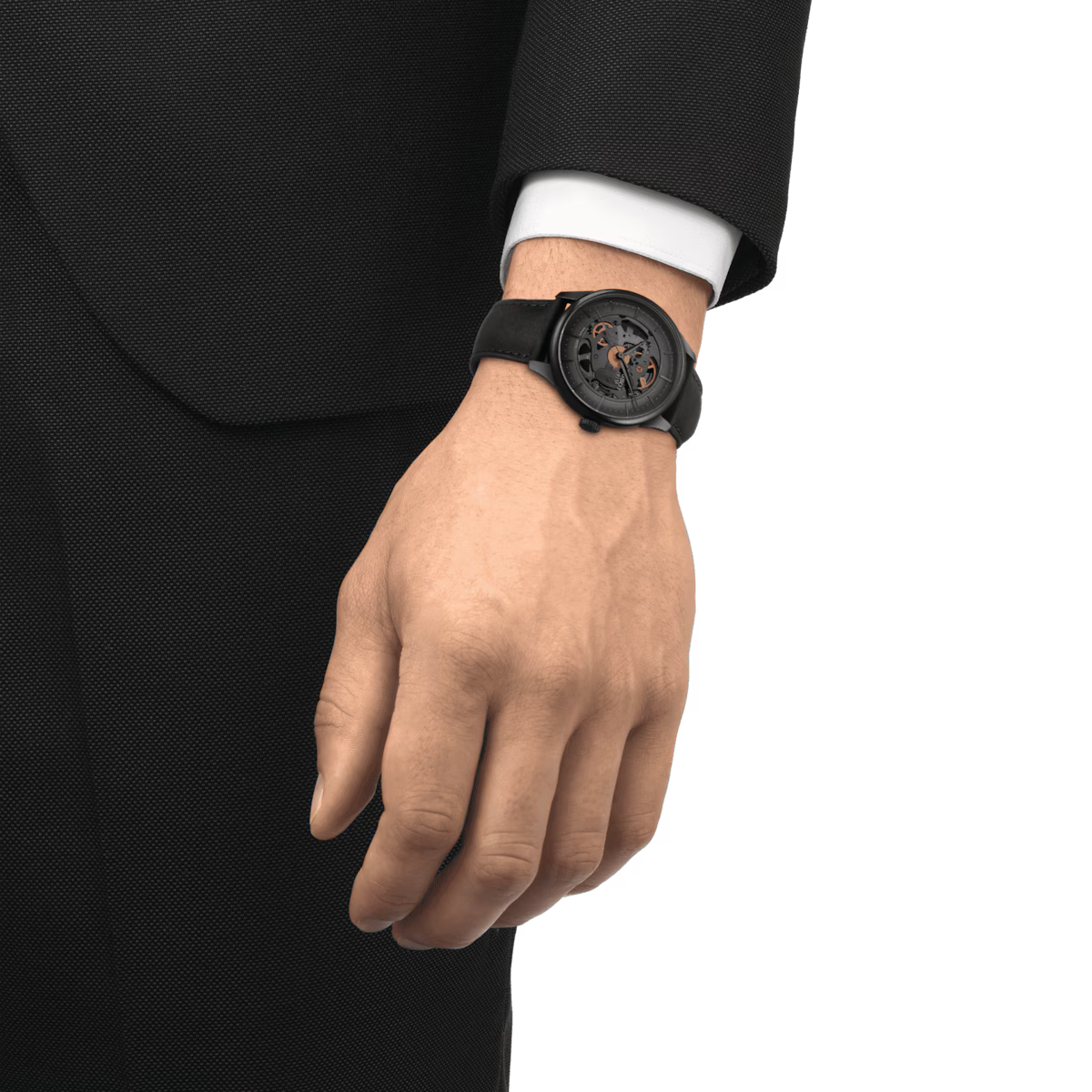 Tissot Chemin Des Tourelles Skeleton 39 MM Full Black Watch T139.836.36.441.00