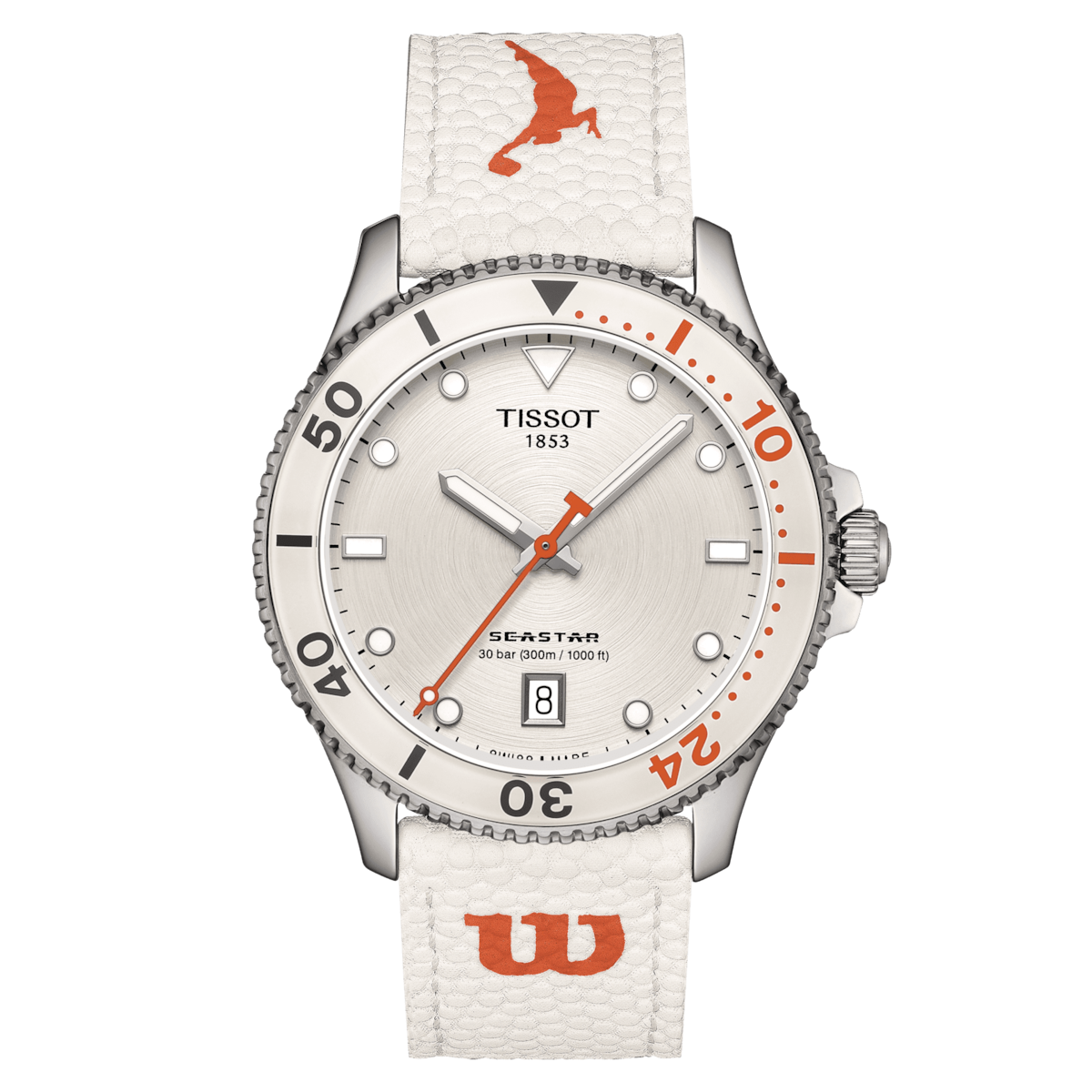 Tissot Seastar Wilson WNBA 40 MM Quartz Stainless Steel Watch T120.410.17.011.00