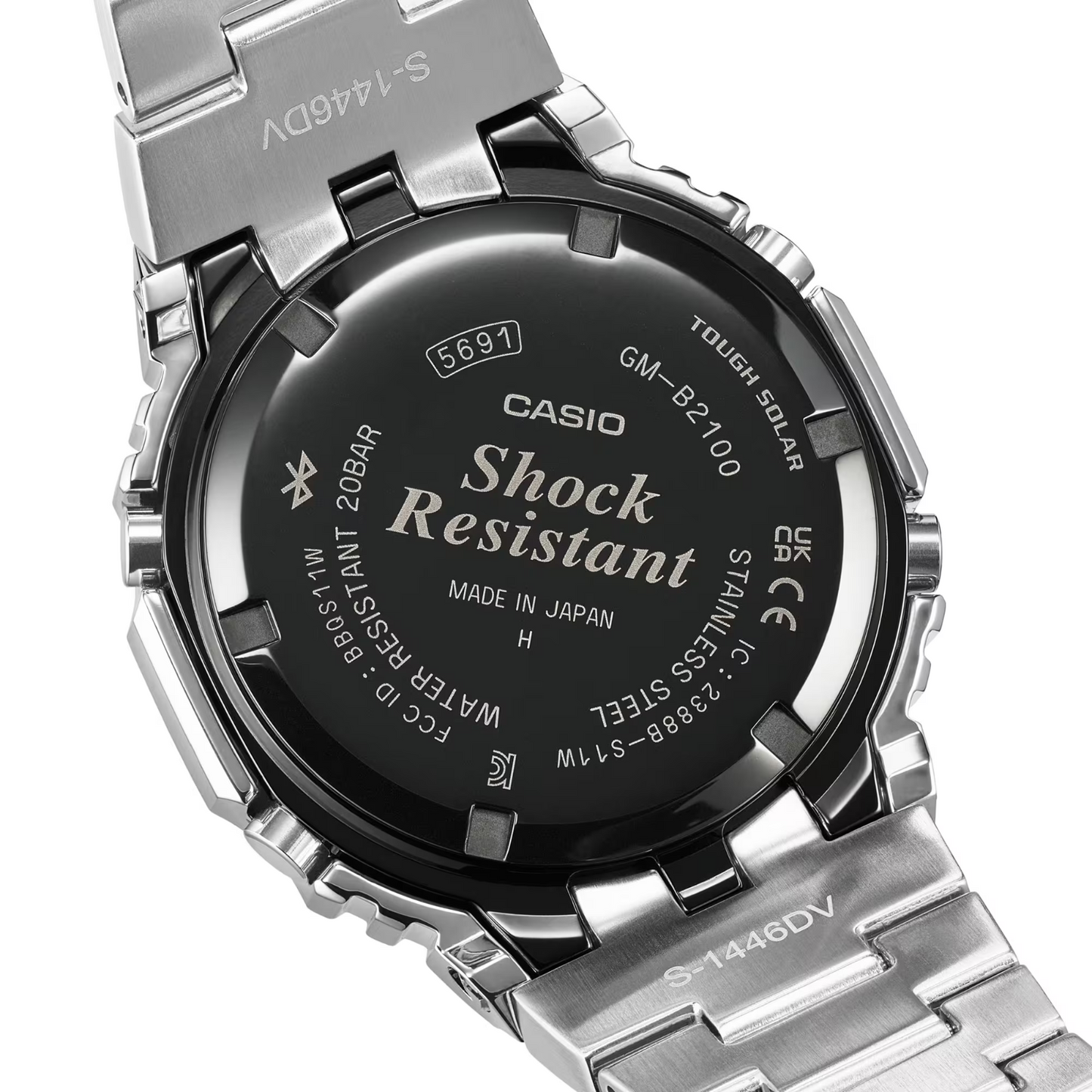 Casio G-Shock Full Metal Series Blue Dial Analog Digital Watch GM-B2100AD-2A