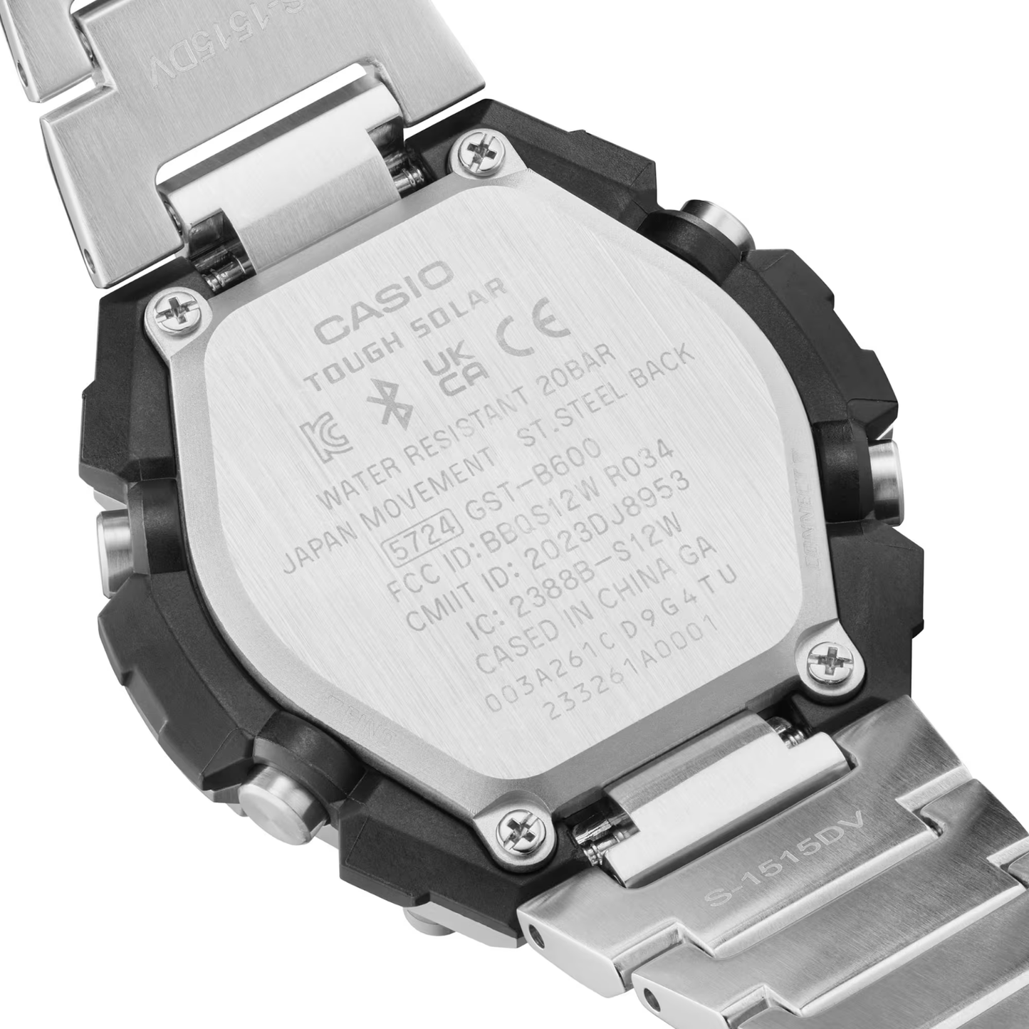 Casio G-Shock G-Steel Bluetooth Solar Full Stainless Steel Watch GST-B600D-1A