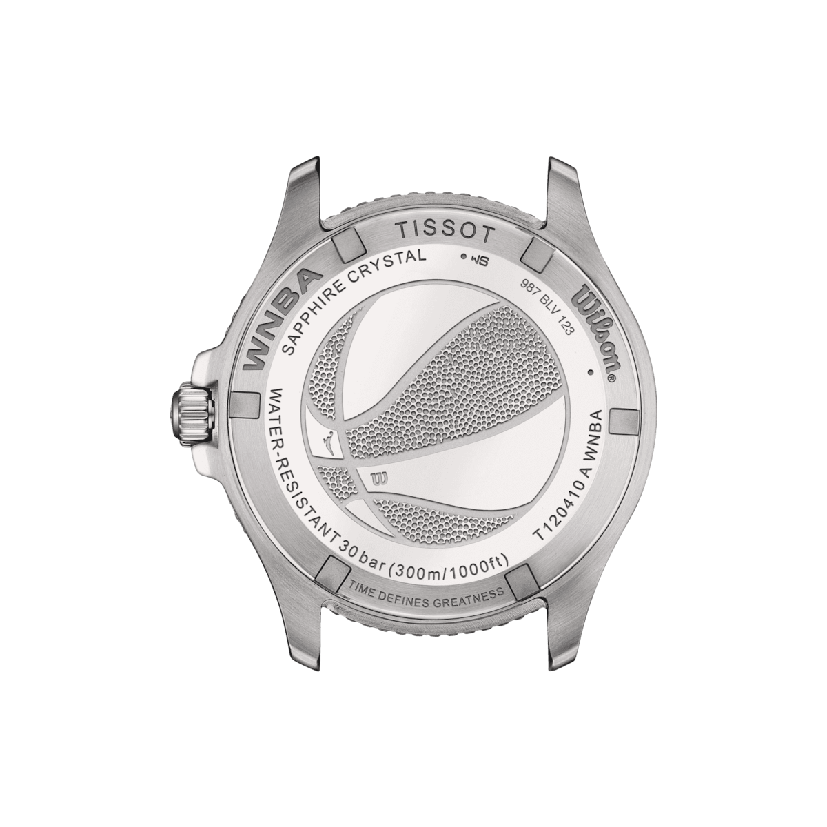 Tissot Seastar Wilson WNBA 40 MM Quartz Stainless Steel Watch T120.410.17.011.00