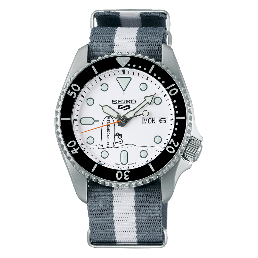 Seiko 5 Sports 55th Anniversary Peanuts Limited Edition Automatic Watch SRPK25K1