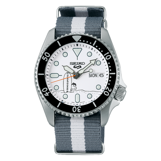 Seiko 5 Sports 55th Anniversary Peanuts Limited Edition Automatic Watch SRPK25K1