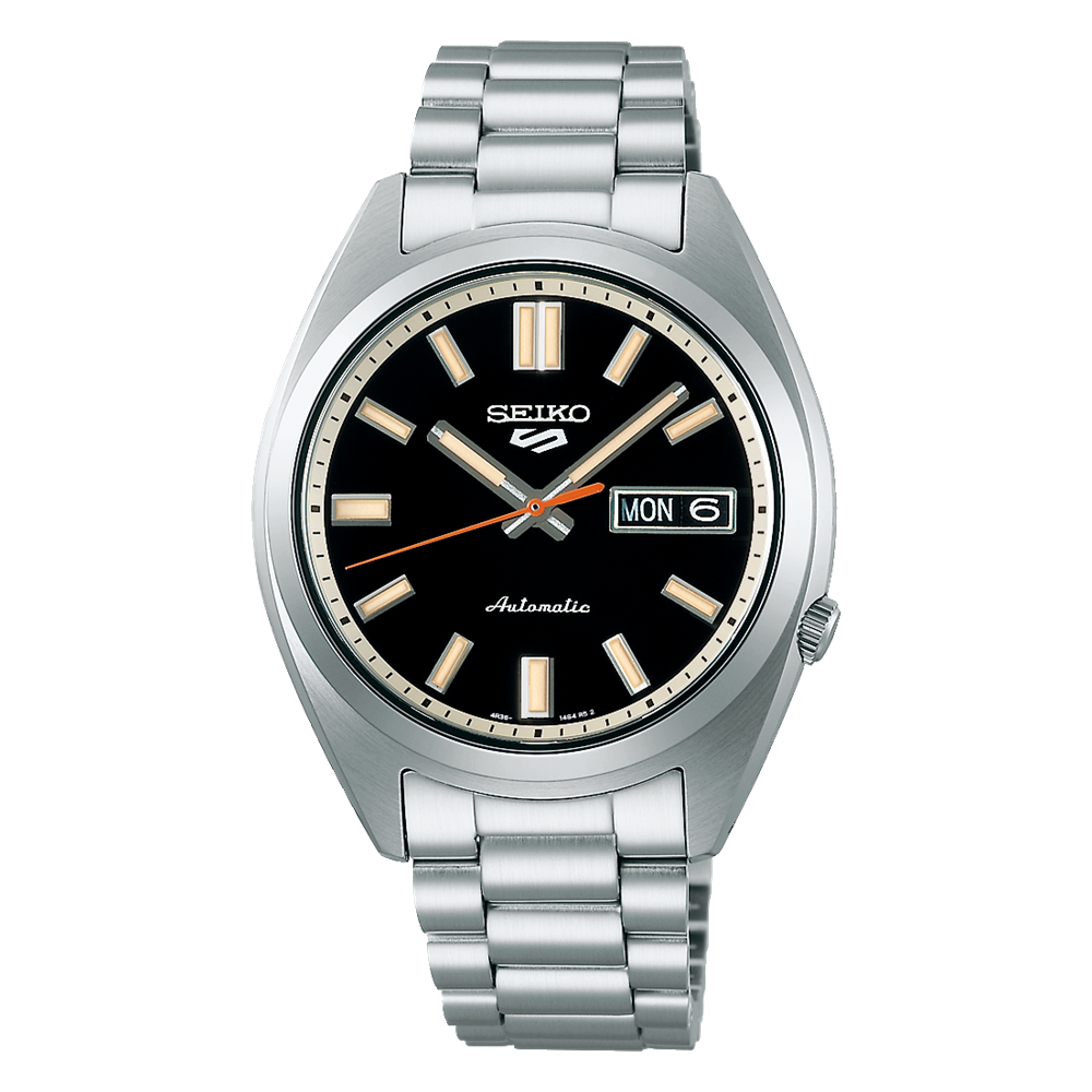 Seiko 5 Sports SNXS Series 37.4 MM Black Dial Automatic Watch - SRPK89K1