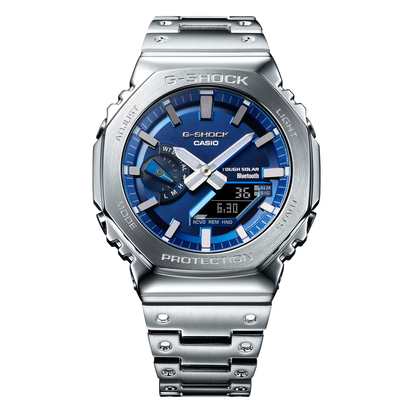 Casio G-Shock Full Metal Series Blue Dial Analog Digital Watch GM-B2100AD-2A