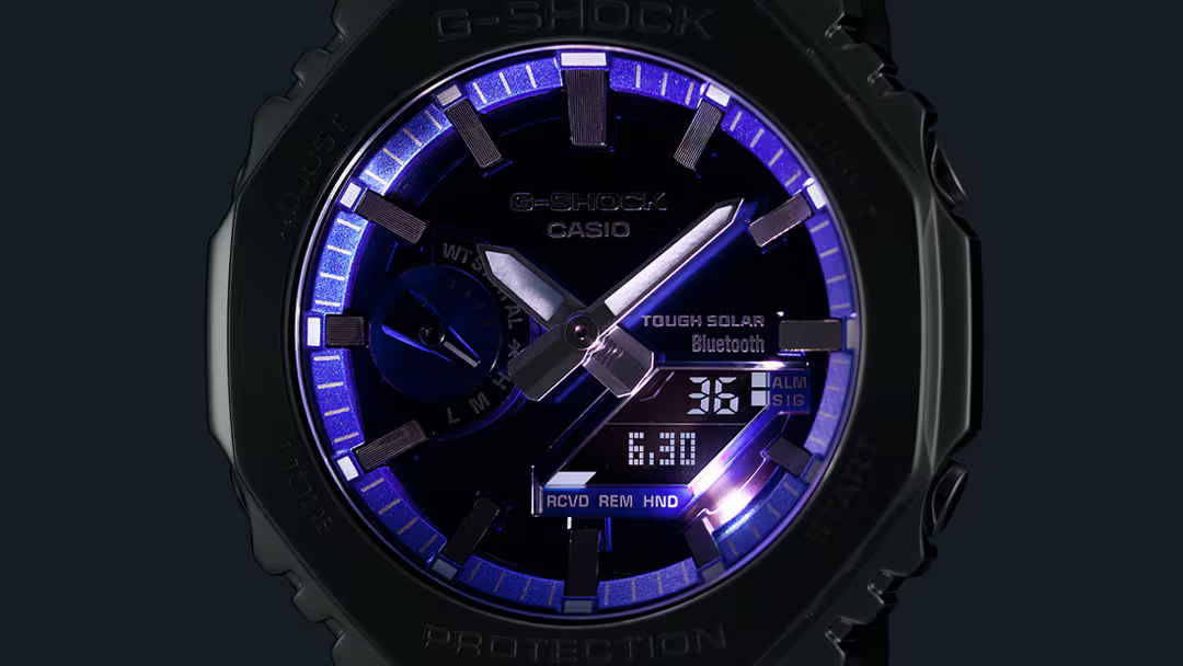 Casio G-Shock Full Metal Series Blue Dial Analog Digital Watch GM-B2100AD-2A