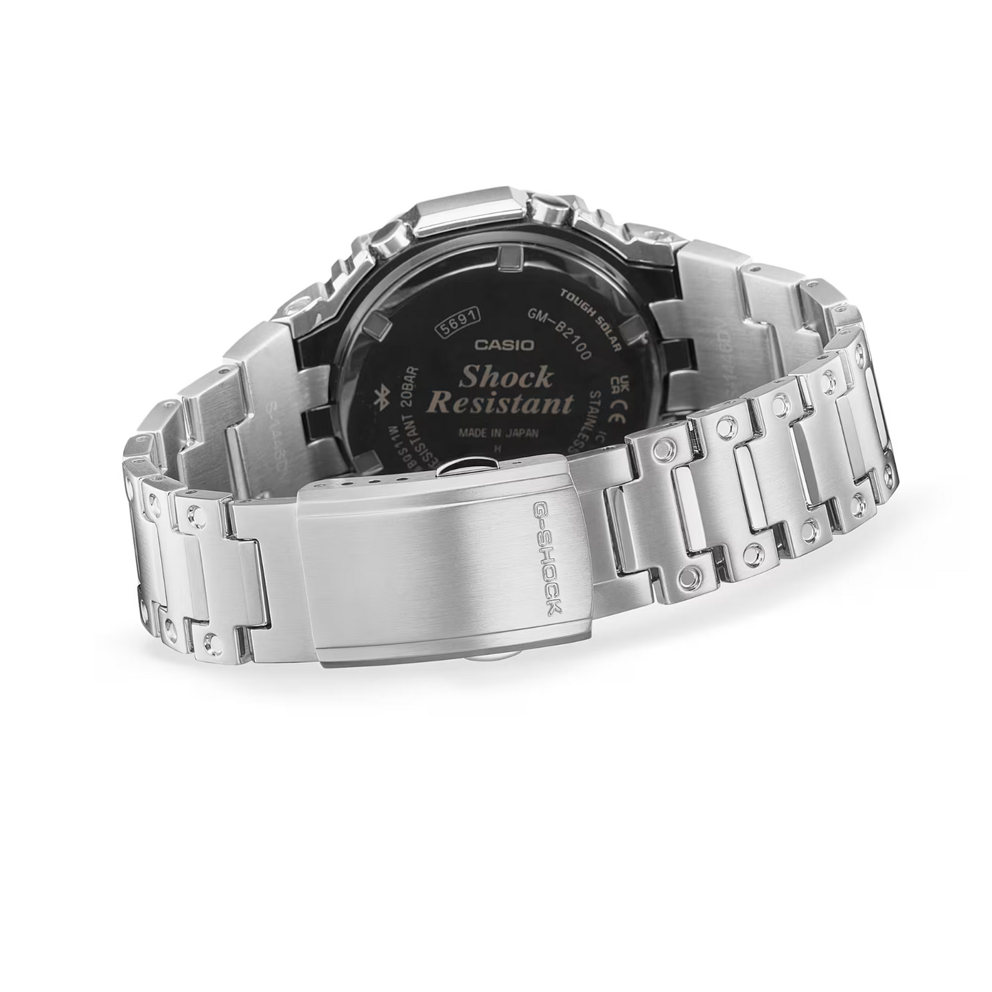 Casio G-Shock Analog Digital Full Metal Rainbow Dial Solar Watch GM-B2100PC-1