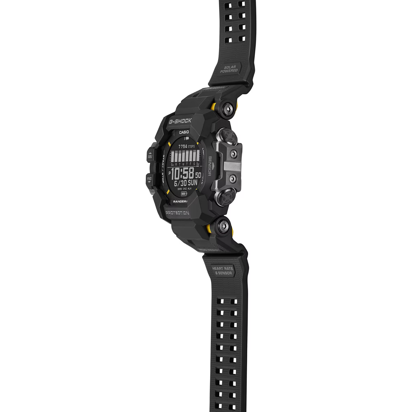 Casio G-Shock Rangeman Resin Solar Heart Rate Monitor Black Watch GPR-H1000-1