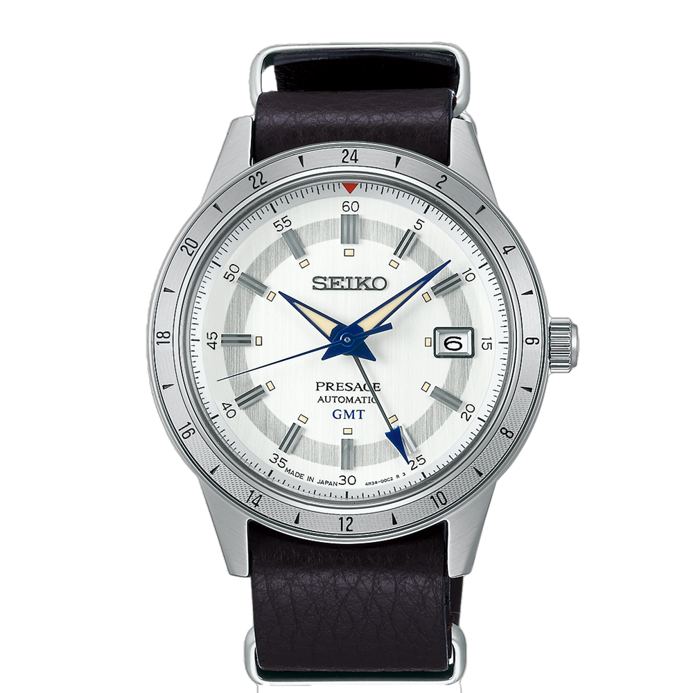 Seiko Presage Style 60's Laurel Limited Edition Automatic GMT Watch SSK015J1
